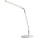 Miter 16.5 inch 12.00 watt White Table Lamp Portable Light