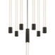 Motif Multi Pendant Ceiling Light in Black