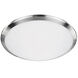Malta LED 15 inch Brushed Nickel Flush Mount Ceiling Light