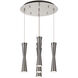 Robson Multi Pendant Ceiling Light in Brushed Nickel
