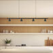 Dune LED 36.88 inch Black Linear Pendant Ceiling Light