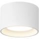 Uma 5.5 inch White Semi-Flush Mount Ceiling Light