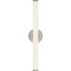 Tectra 1.88 inch Brushed Nickel ADA Wall Sconce Wall Light