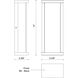 Bravo LED 14 inch Black Exterior Wall Sconce