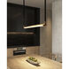 Laurence LED 1.88 inch Vintage Brass Linear Pendant Ceiling Light