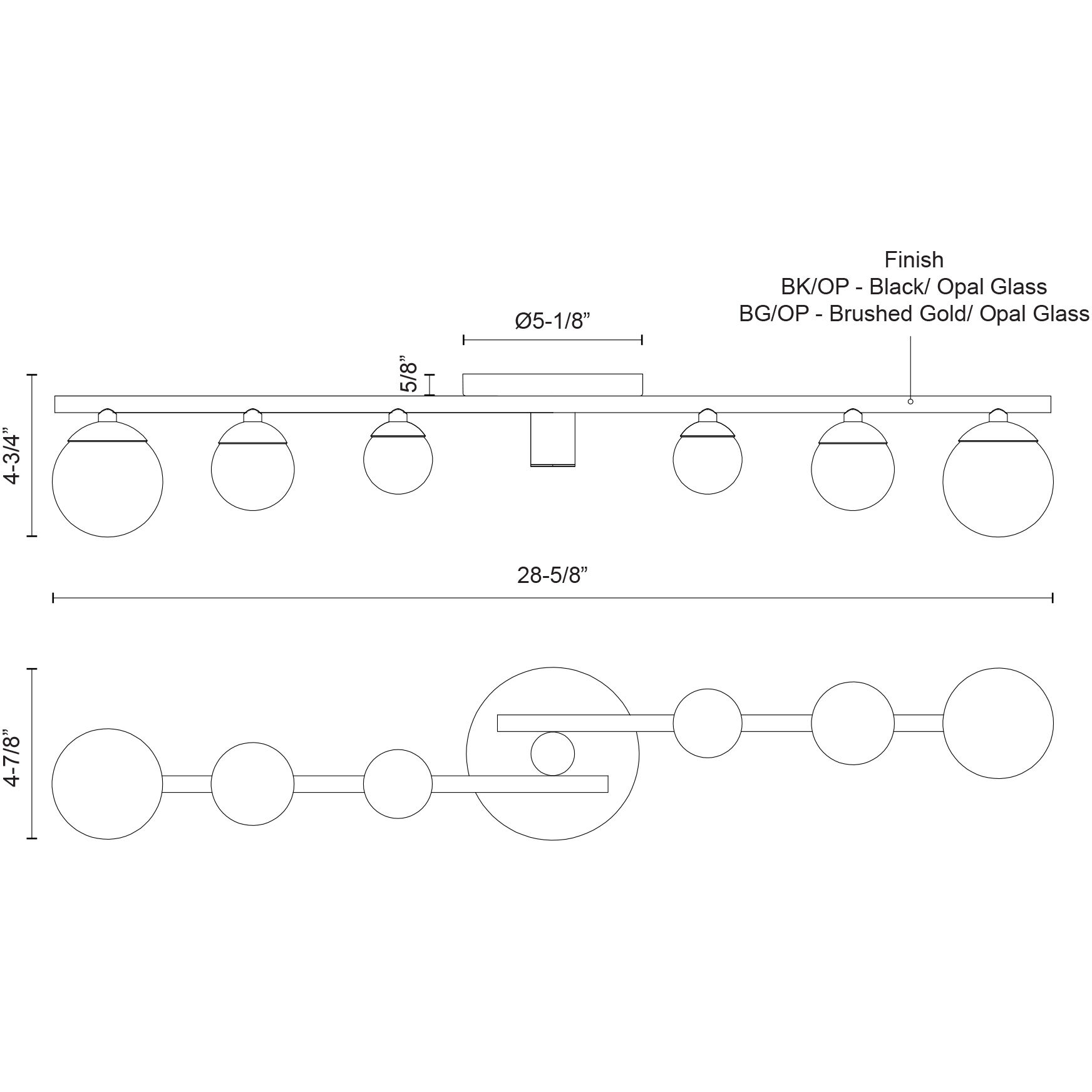 Cypress Bath Vanity Light Wall Light in Brushed Gold