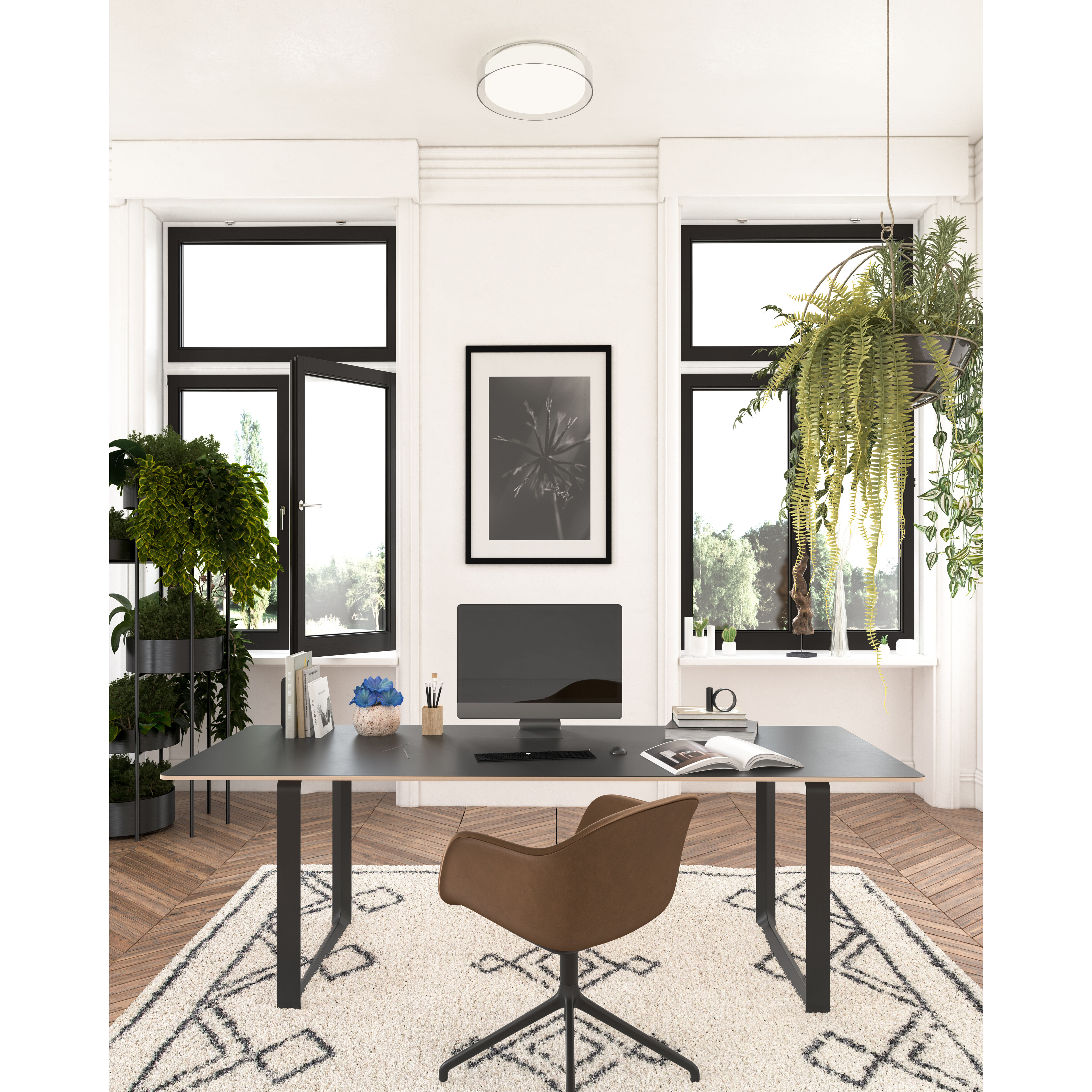 Aston LED 14 inch Clear Flush Mount Ceiling Light