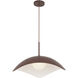 Kirby Pendant Ceiling Light in Burgundy
