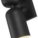 Nola 2 Light 3.63 inch Black Wall Sconce Wall Light in Matte Opal Glass