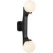 Briar 2 Light 5.13 inch Black Wall Sconce Wall Light