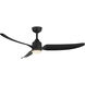 Hugo 52 inch Matte Black Exterior Ceiling Fan