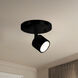 Lyra 1 Light 120V Black Track Light Ceiling Light