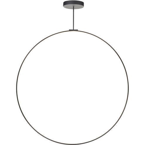 Cirque LED 0.75 inch Black Pendant Ceiling Light
