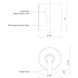 Bridgewater 1 Light 4.75 inch Brushed Nickel Bath Vanity Light Wall Light