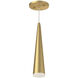 Mina Pendant Ceiling Light in Brushed Gold