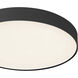Rynn 7.13 inch Black Flush Mount Ceiling Light