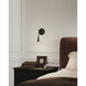 Eton Wall Sconce Wall Light in Black