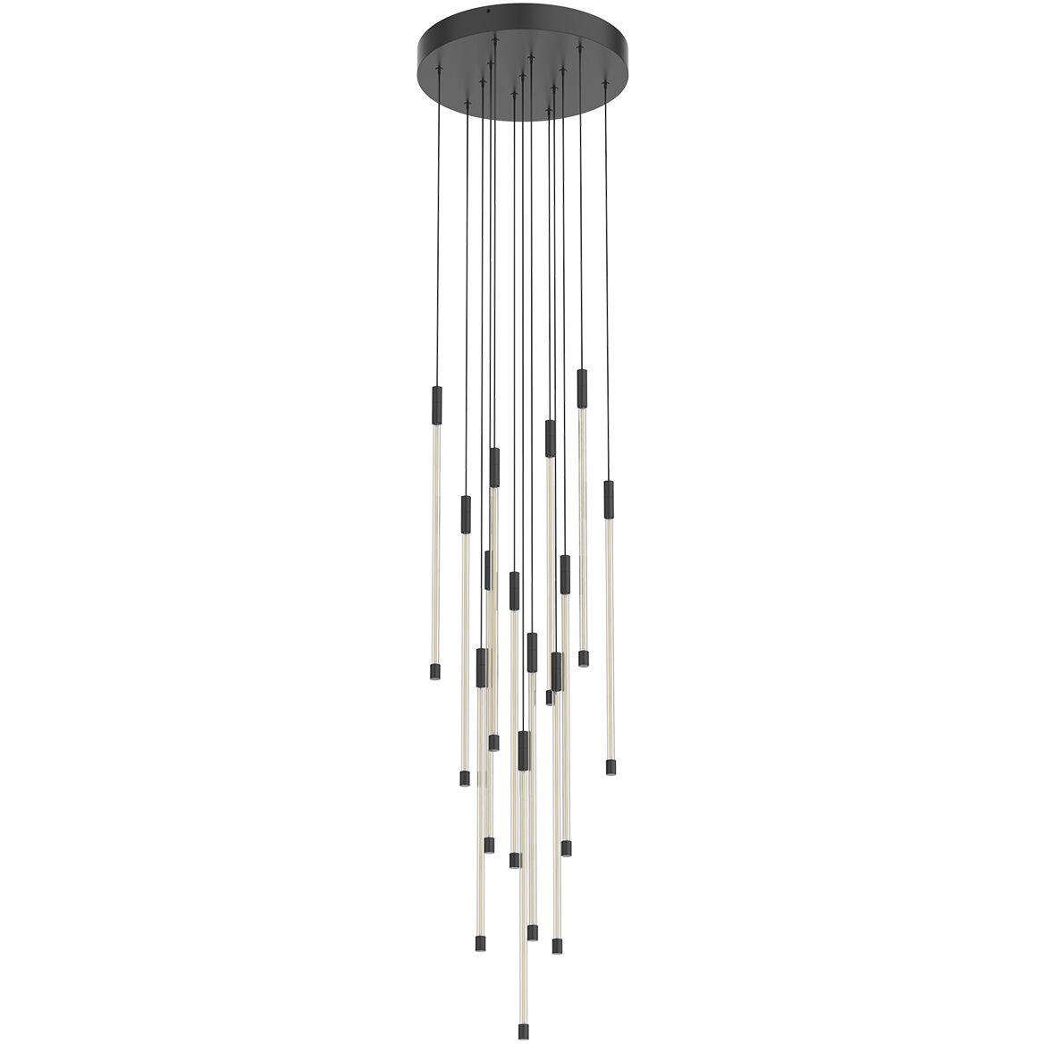 Motif Multi Pendant Ceiling Light in Black
