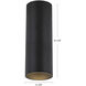 Lorna LED 4.38 inch Black Flush Mount Ceiling Light