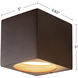 Bosco 5 inch Walnut Wall Sconce Wall Light