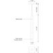 Martelo LED 1.63 inch Chrome Pendant Ceiling Light