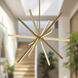 Sirius LED 46.13 inch Brushed Gold Chandelier Ceiling Light
