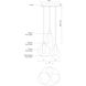 Victoria LED 11 inch Chrome Multi Pendant Ceiling Light