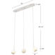 Europa LED 4 inch White Multi Pendant Ceiling Light