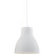 Cradle 1 Light 15.75 inch White Pendant Ceiling Light