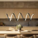 Synergy LED 41.75 inch Black Linear Pendant Ceiling Light