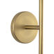 Elixir Wall Sconce Wall Light in Brushed Gold