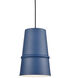 Castor 1 Light 7.88 inch Indigo Blue Pendant Ceiling Light
