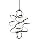 Synergy LED 31.5 inch Black Chandelier Ceiling Light