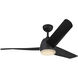 Thalia 54 inch Matte Black Ceiling Fan