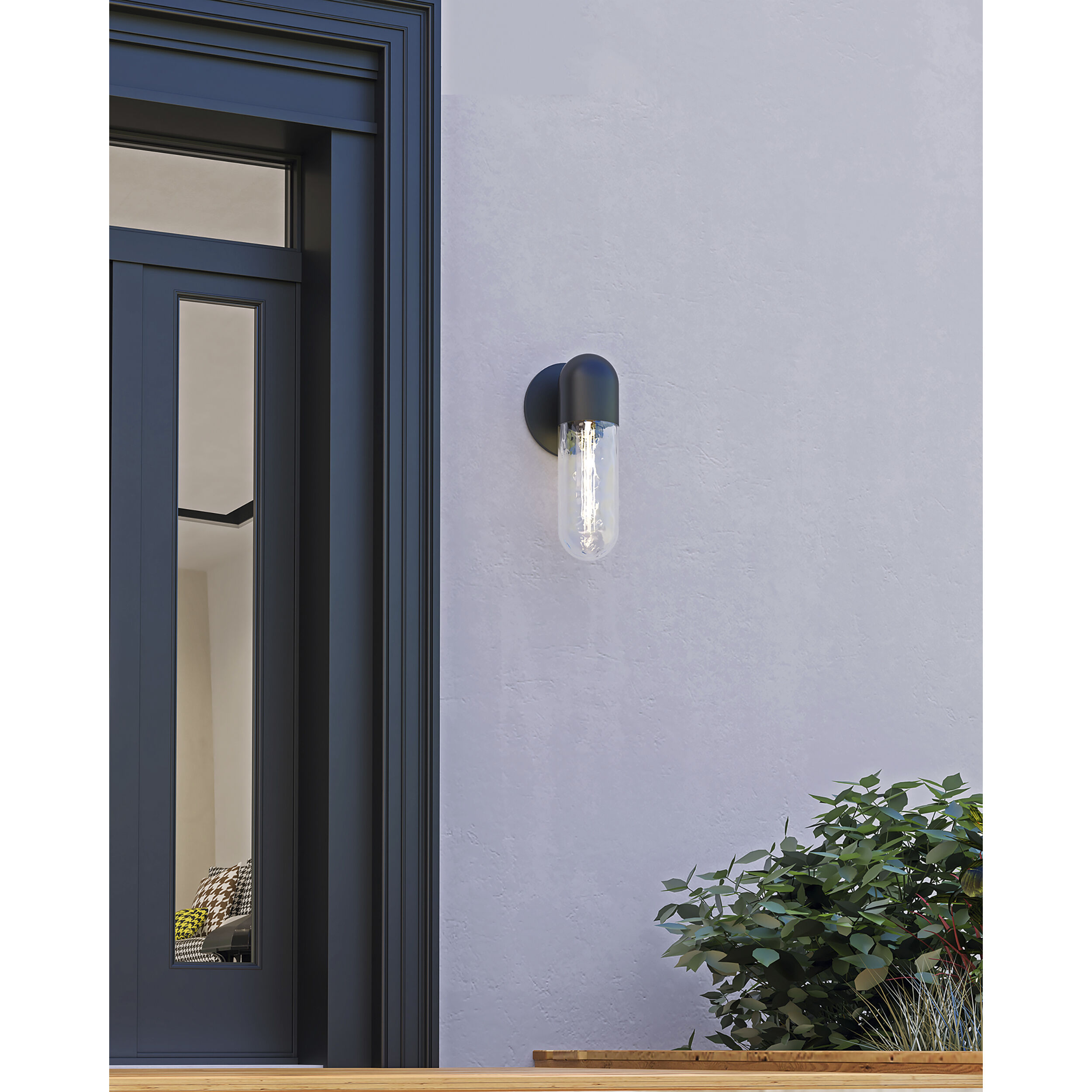 Lima 1 Light 10.13 inch Black Exterior Wall