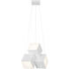 Tetra LED 11.38 inch White Pendant Ceiling Light
