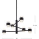 Copenhagen LED 24 inch Black Outdoor Pendant