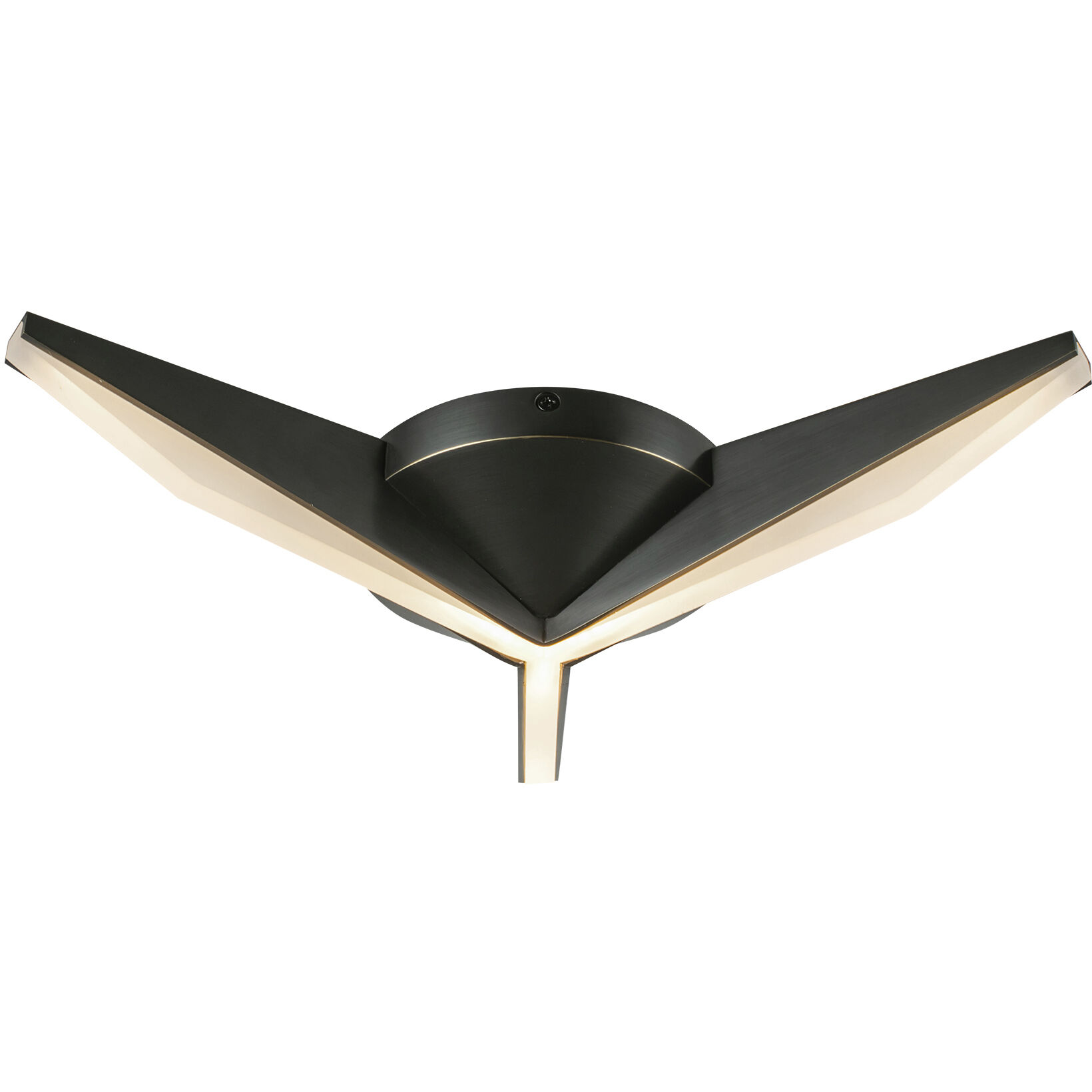 Tachi LED 15 inch Urban Bronze Flush Mount Ceiling Light