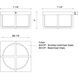 Reglao LED 10.13 inch Brushed Gold Flush Mount Ceiling Light
