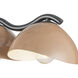 Atlas Linear Pendant Ceiling Light in Black and Peach