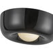 Hayden LED 6 inch Glossy Black Flush Mount Ceiling Light