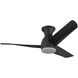 Thalia 54 inch Matte Black Hugger Fan