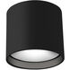 Falco LED 5.13 inch Black Flush Mount Ceiling Light, Round