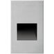 Sonic LED 5 inch Brushed Nickel Exterior Wall/Step Light