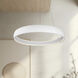 Halo LED 35.88 inch White Pendant Ceiling Light