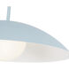 Regent 1 Light 19 inch Cerulean Pendant Ceiling Light
