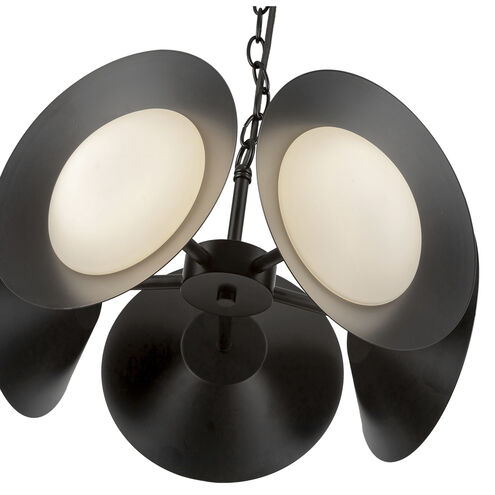 Cleo LED 16 inch Black Chandelier Ceiling Light