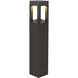 Sonoma 120-277V 24.00 watt Black Exterior Bollard