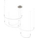 Talis LED 90.25 inch Brushed Nickel Multi-Pendant Ceiling Light