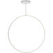 Cirque LED 36 inch White Pendant Ceiling Light